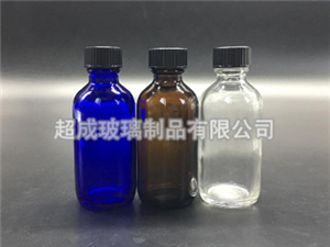 棕色模制玻璃瓶